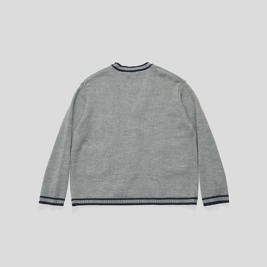 GOODBAI链条绣logo oversize毛衣 商品图3