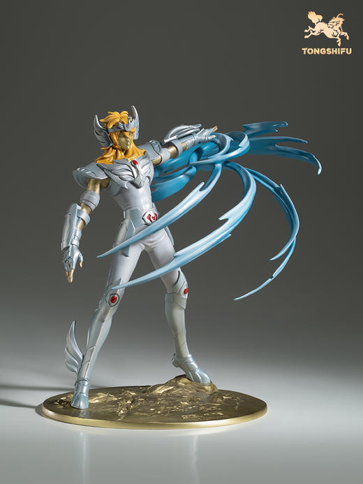 铜师傅 铜摆件《圣斗士星矢》之天鹅座 冰河 手办桌面摆件礼物 商品图1