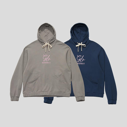GOODBAI 肌理发泡oversize连帽卫衣 商品图1
