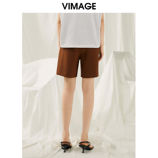 VIMAGE纬漫纪夏季新款高腰显瘦休闲短裤女V1905510 商品图5