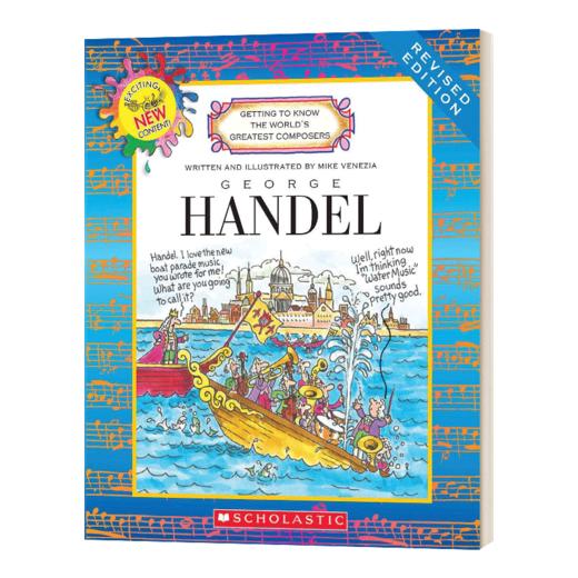 英文原版 George Handel Revised Edition 乔治·弗里德里希·亨德尔-伟大的作曲家 英文版 进口英语原版书籍 商品图1