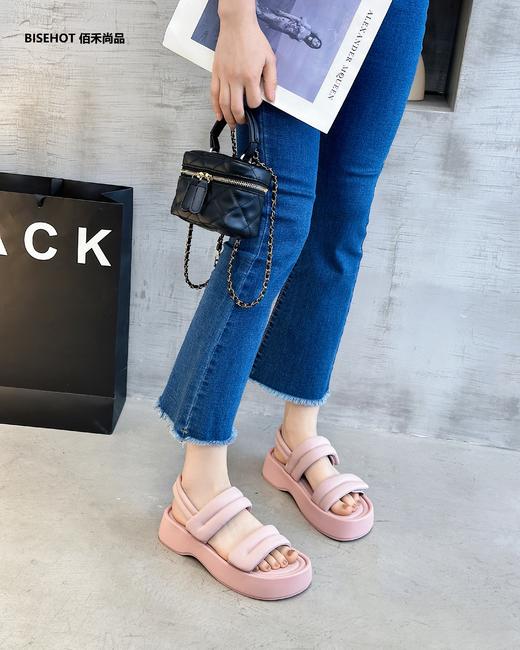 新品松糕底网红休闲凉鞋689B32552 商品图5