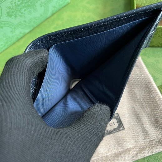 Gucci海军蓝短款钱包 商品图8