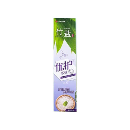 竹盐盐初多效优护牙膏170g+樱花单支装牙刷 商品图1