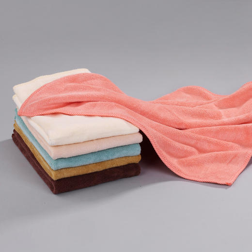 美丽雅双面绒抹布 35*35cm*3片 颜色随机发 商品图2