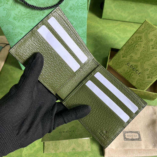 GG Marmont系列皮革双折钱包 商品图5