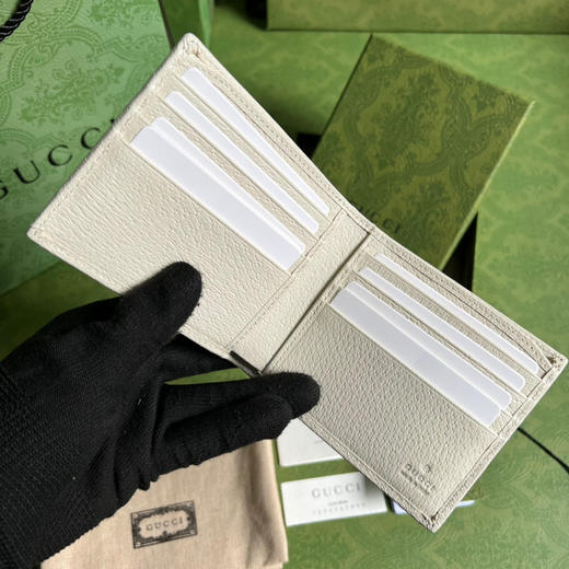 Gucci白色老花短款钱包 商品图6