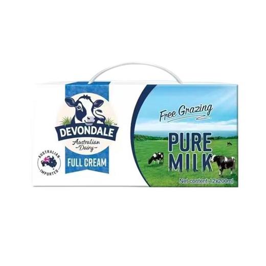 德运全脂牛奶礼盒装  200ml*12 商品图0