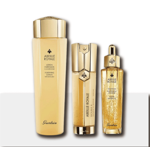 法国 Guerlain娇兰 帝皇蜂姿三件套 套盒 (蜂姿水150ml+复原蜜50ml+双管精华50ml）x