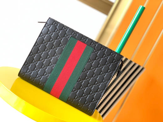 Gucci真皮压花手包 商品图0