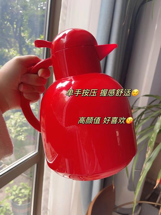 德国世纪品牌alfi保温壶 高真空双层玻璃内胆 安筌环保健K 无毒 5层长效锁温 12小时保温、24小时保冷 单手按压握感舒适  花花团高品质高颜值生活好物分享（1.15L/1.6L容量可选） 商品图5