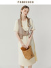 Famecoco范可儿不规则马甲连衣裙两件套女夏季时尚套装裙FAB3EA003 商品缩略图3
