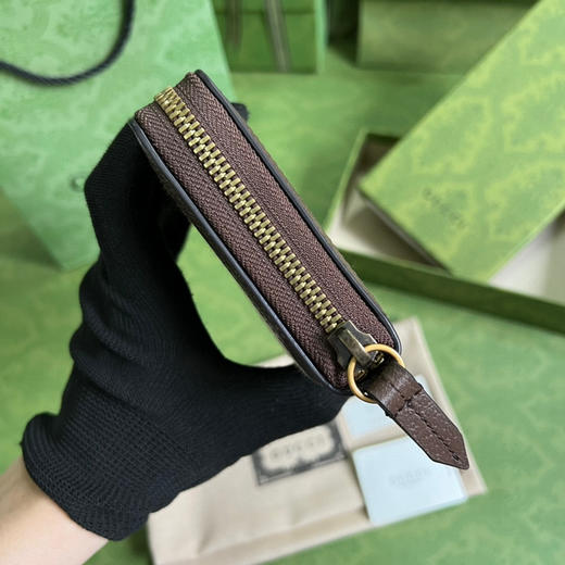 原厂皮竹节钱包古驰 商品图3