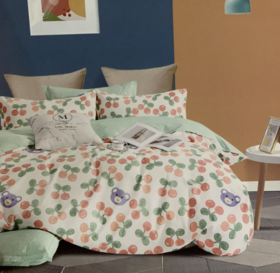 金凯贝全棉斜纹床单2.3*2.5m（颜色样式随机发）