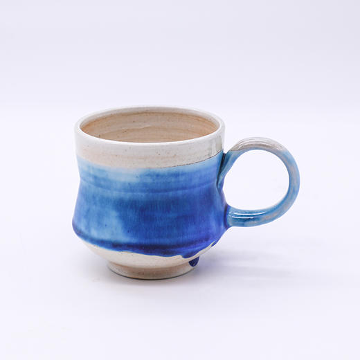 【哲品臻选】綦明设计景德镇设计师手工制作180ml苏打烧咖啡杯（蓝色） 商品图0