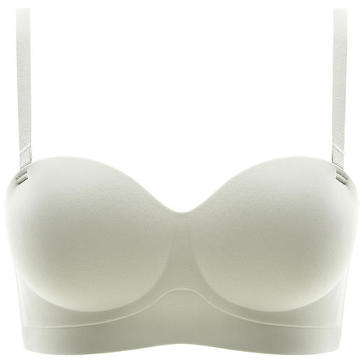 【夏日心动内衣 梦幻纯欲风！】无痕升杯小聚蛋内衣，半杯设计，3D立体圆球杯，零感软支撑，聚拢显大塑造撩人胸型，内侧防滑条设计无肩带两穿内衣Bra！ 商品图4