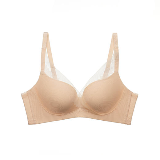 都市丽人常规内衣B杯中厚/薄3/4杯锁边文胸三排无钢圈LB32Z5 商品图4