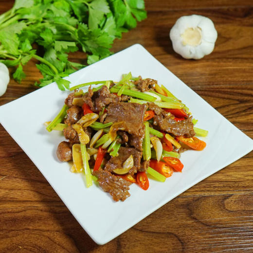 联豪食品小炒牛肉套餐团购6包1200g生牛肉生鲜牛扒新鲜轻食 商品图2