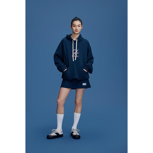 GOODBAI 肌理发泡oversize连帽卫衣 商品图0