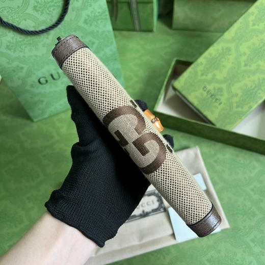 原厂皮竹节钱包古驰 商品图2