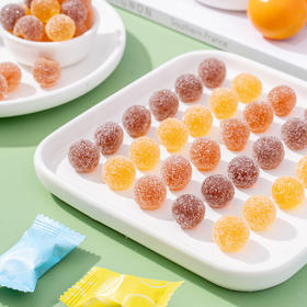 「6盒装！3款口味」雅富金桔柠檬枇杷胖大海果汁软糖清新口气网红薄荷糖果独立装60g