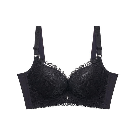 都市丽人调整型内衣薄3/4杯蕾丝塑身系列四排无钢圈LJ32Z7 商品图1