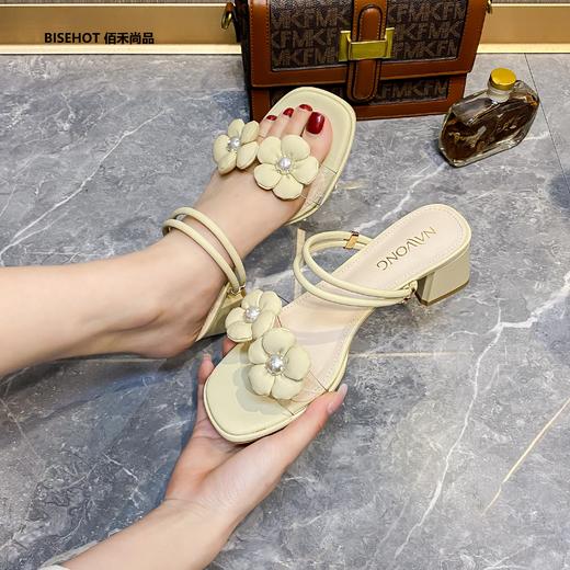 新品粗跟百搭凉鞋427B32559 商品图6