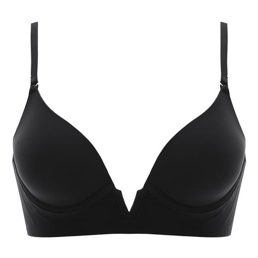 【“乳”此美好！性感美背内衣】 无痕内衣女小胸聚拢光面文胸防下垂 上托调整型薄款胸罩抹胸 高弹不勒 立体杯空气质感Bra 无痕肩带 顺滑细腻亲肤 多种穿法美背修饰脖颈线条美炸了 商品图4