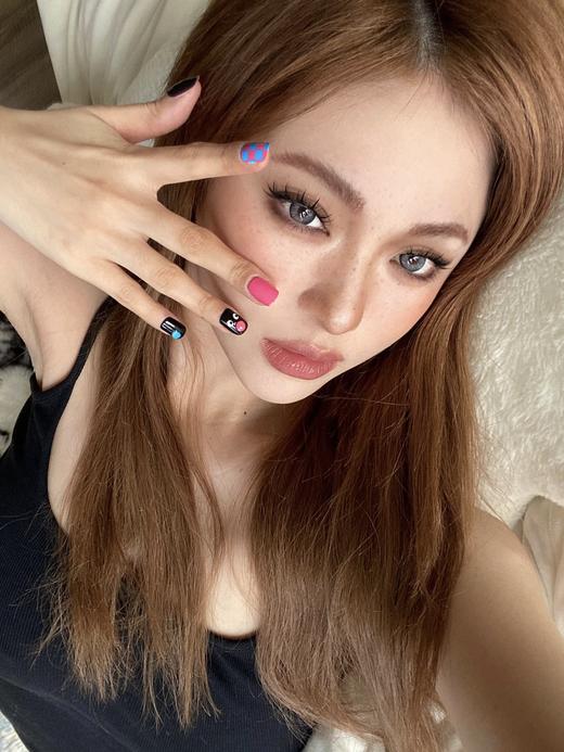 【年抛】美式奶油RUNACO
|  中直径14.2 着色13.4左右 | 【同品牌多副美瞳更划算，选款色板在详情页内】混血美瞳 商品图6