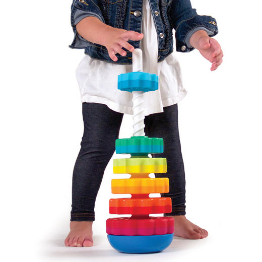 Fat brain转转塔幼儿早教益智启蒙玩具层层积木宝宝叠叠乐游戏（1岁+） 商品图3