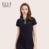 ELLE Active 女装休闲户外运动翻领POLO撞色短袖T恤 商品缩略图4