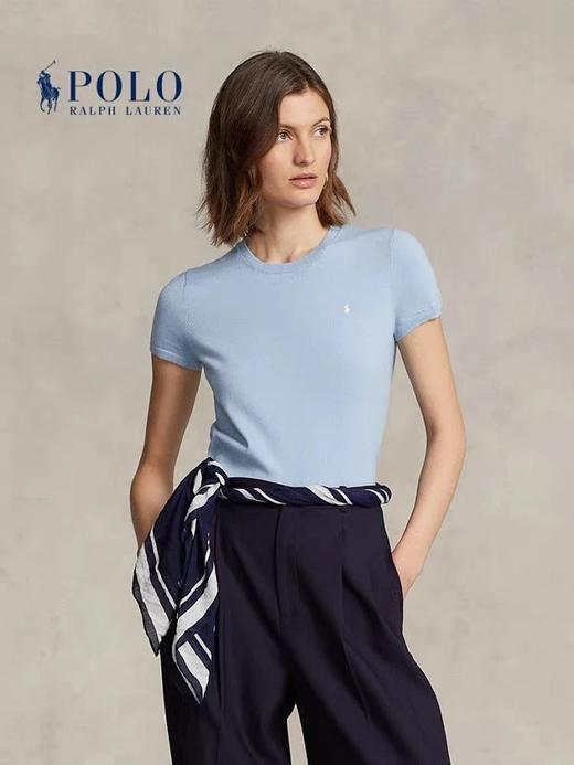 轻奢Polo Ralph Lauren 23春季针织短袖女款正品保真 商品图2