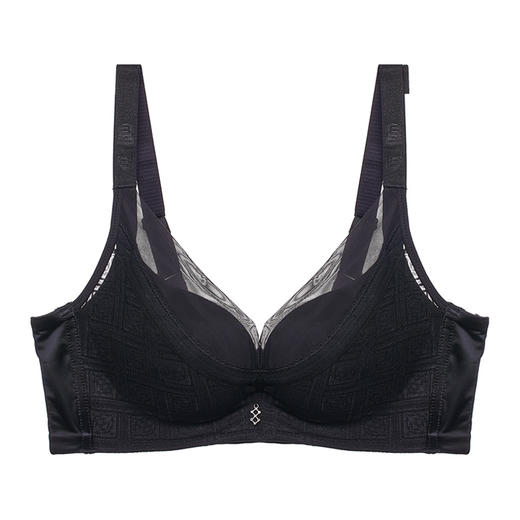 都市丽人调整型内衣中厚3/4杯蕾丝塑身系列四排无钢圈LJ34Z9 商品图0