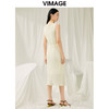 VIMAGE纬漫纪夏季新款气质收腰显瘦无袖连衣裙V1907521 商品缩略图4