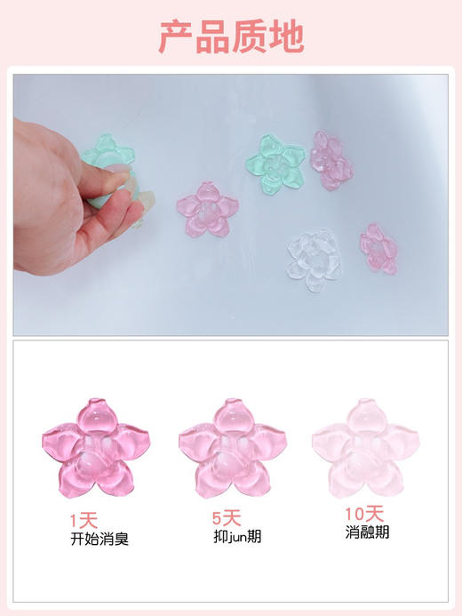 日本进口小林制药洁厕剂马桶开花洁厕凝胶小熊厕所清洁剂除臭除菌   效期27年7月 商品图3