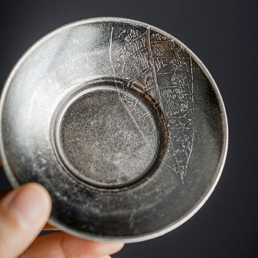 吉橙木叶茶杯托日式杯托复古隔热垫功夫茶具茶道配件茶杯垫子杯垫零配 商品图5