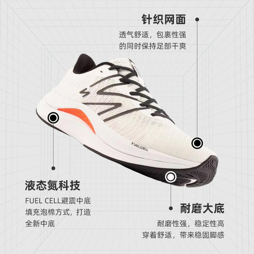 New Balance/NB 男女款FuelCell Propel v4休闲运动耐磨跑步鞋 商品图1