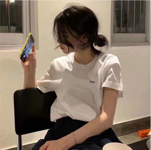 百家好BASIC HOUSE 男女款纯棉短袖T恤（3件装）1组 商品图1