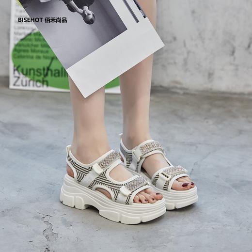 新品松糕底百搭休闲凉鞋431B32568 商品图4