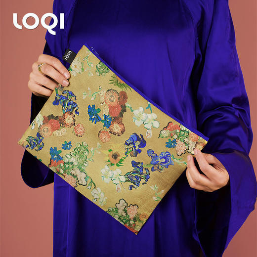 德国LOQI时尚艺术环保收纳袋 梵高50周年系列ZP.VGM.A 文具数码配件收纳整理套包洗漱化妆防泼水 商品图1