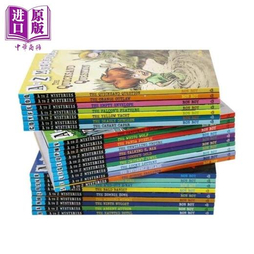 预售 【中商原版】A to Z Mysteries 神秘案件全套26册 神秘事件 字母版 英文原版 儿童文学章节书 悬疑探险经典侦探推理小说 商品图4
