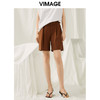 VIMAGE纬漫纪夏季新款高腰显瘦休闲短裤女V1905510 商品缩略图0