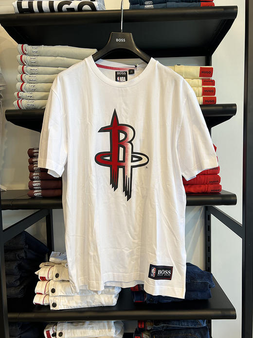 HUGO BOSS/胡戈波士 男士舒适印花运动休闲短袖T恤 商品图2