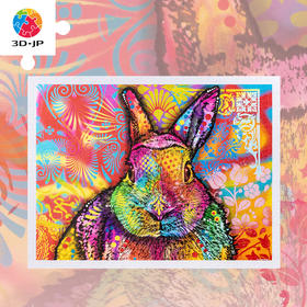 【折扣商品 不退不换】1200片平面拼图塑料拼图 H3178 Dean Russo-野兔