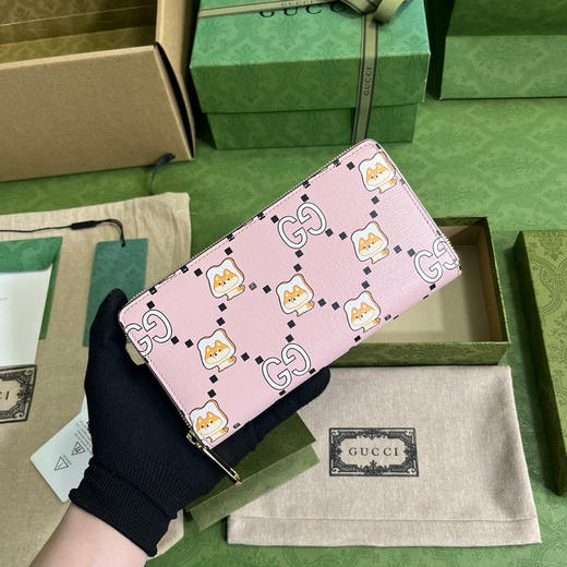 GG动物印花全拉链式钱包 商品图0