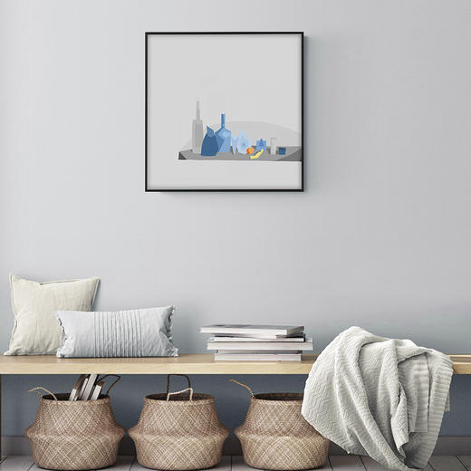 多喜爱 百搭生活布艺装饰画 格瑞灰cs 商品图3