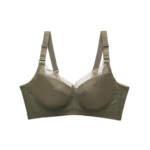 都市丽人锁边薄常规文胸内衣软钢圈四排扣LB32Z4 商品图2