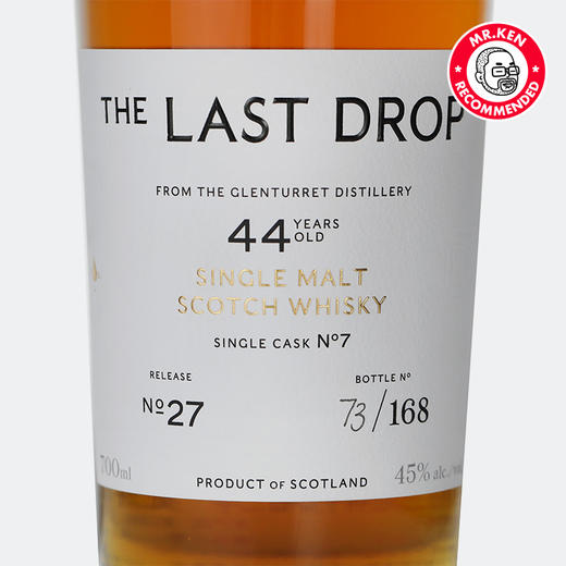最后一滴（The Last Drop)特睿谷1977-44年单桶单一麦芽苏格兰威士忌700ml+50ml 商品图6