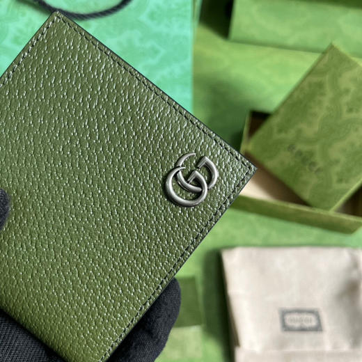 GG Marmont系列皮革双折钱包 商品图4