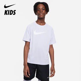 Nike Dri-FIT Multi+ 大童（男孩）图案训练上衣 DX5386